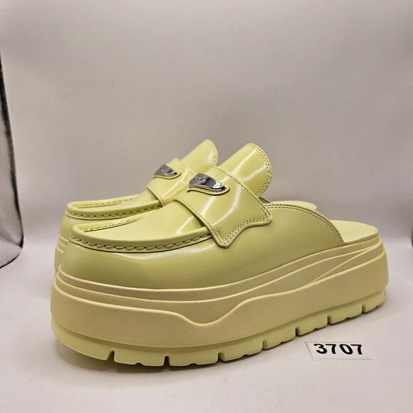 Nike Shoes - NIKE AIR JORDAN WOMEN'S 9 CHUNKY PLATFORM MULE SLIP ON LUMINOUS GREEN NWOB